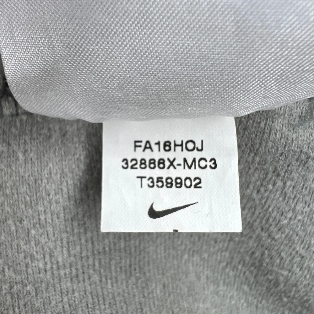 Jordan Michigan Wolverines Dri-FIT Quarter Zip Pullover Gray Mens Small College